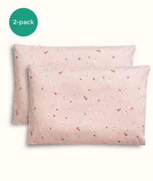 2-Pack Organic Toddler Pillow With Case