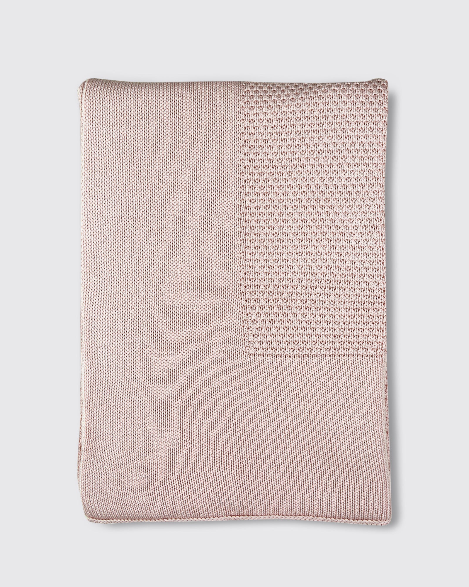 Little Bamboo Textured Knit Baby Blanket