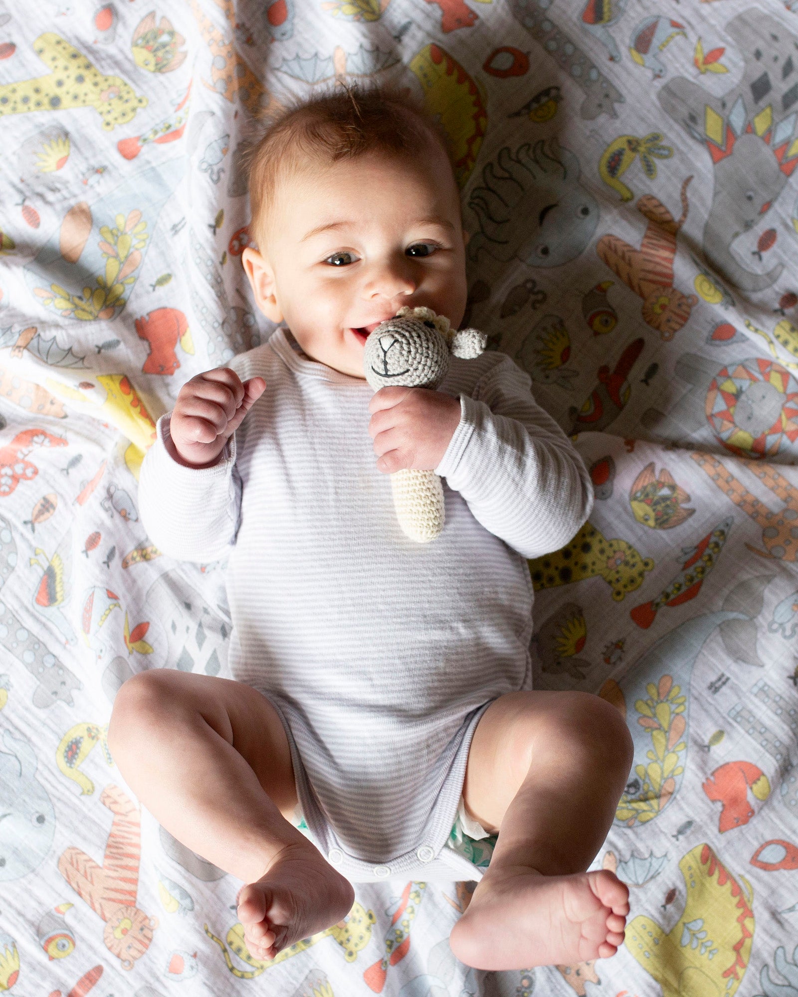 Weegoamigo Crochet Baby Rattle