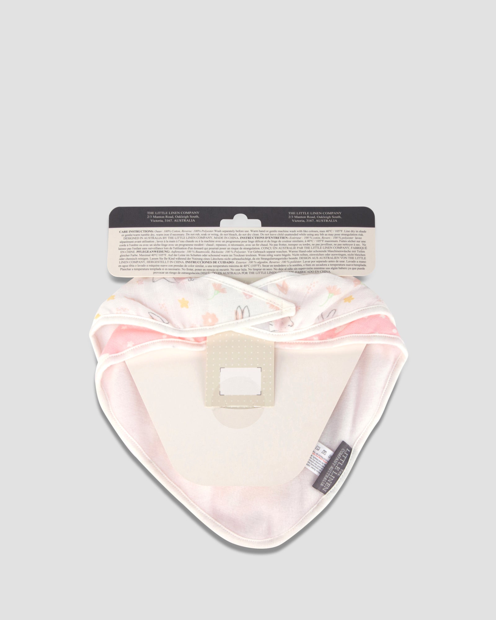Little Linen Muslin 2pk Bandana Bib