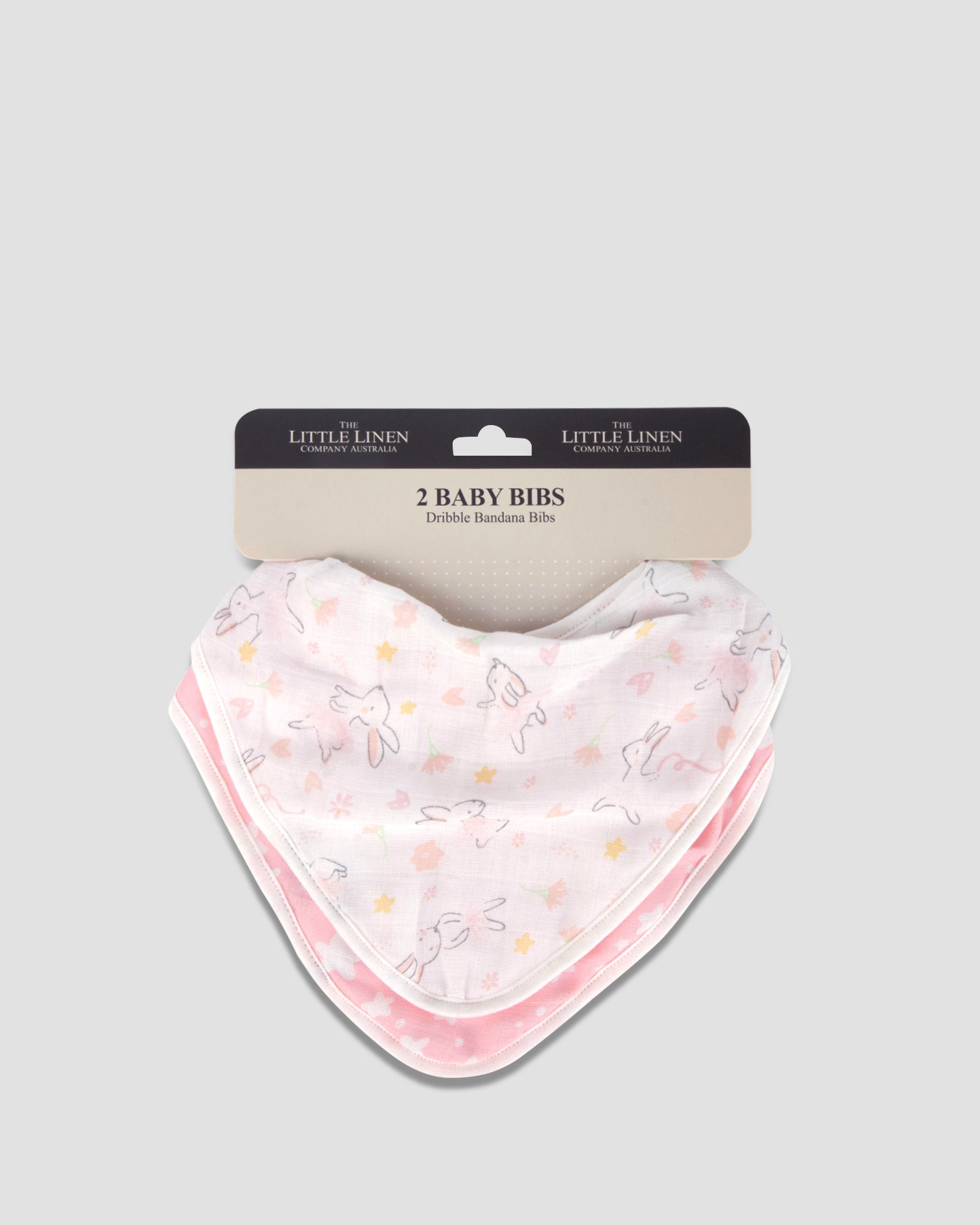 Little Linen Muslin 2pk Bandana Bib