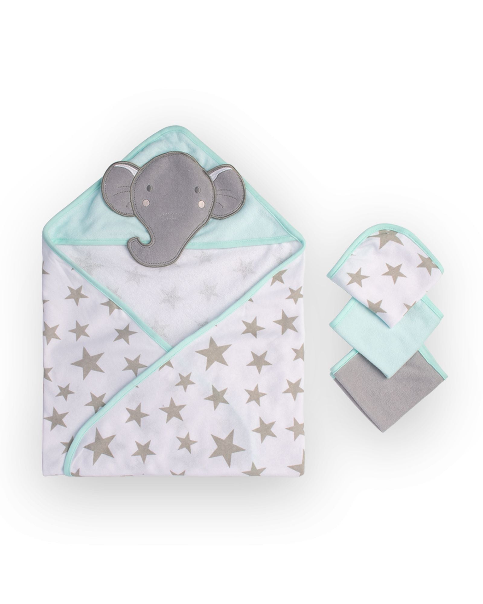 Little Linen Character Hooded Towel & Washers
