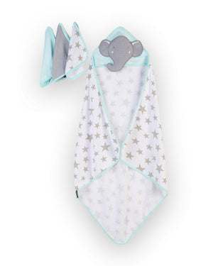 Little Linen Character Hooded Towel & Washers