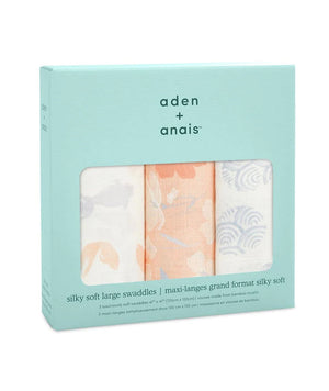 aden + anais 3-pack silky soft swaddles