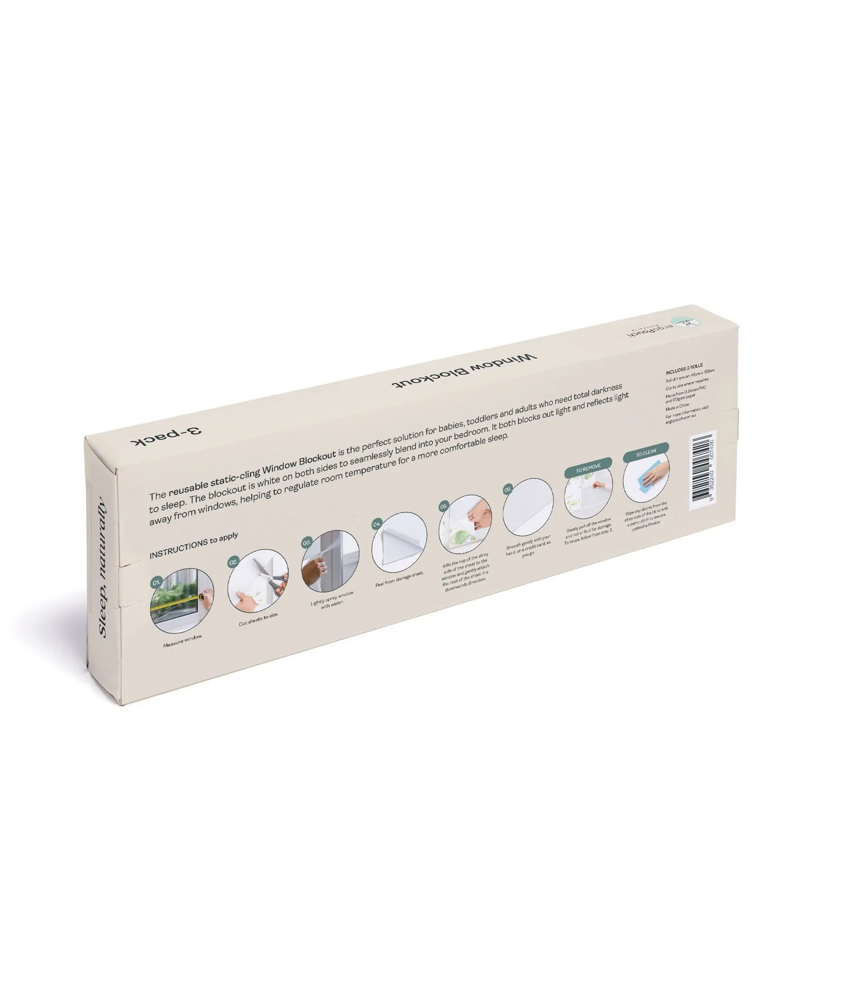 ergoPouch Window Blockout 3 Rolls